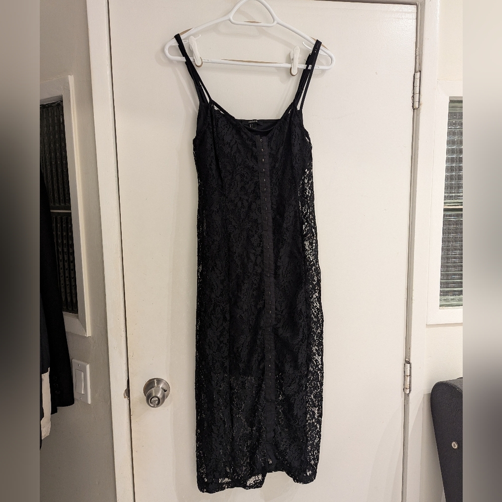 Forever 21 Black Lace Dress
